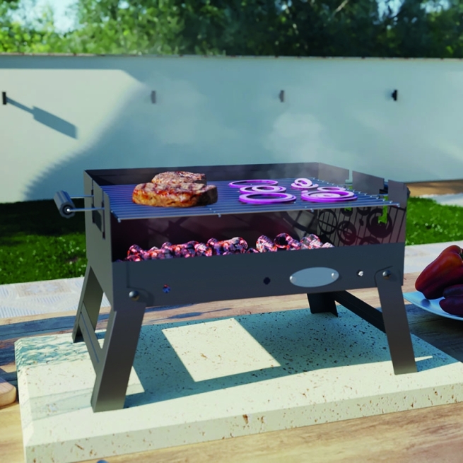 Barbacoa de Sobremesa Aventure C104 Plegable 