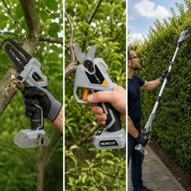 Kit poda batería Batavia NexxSaw + Tijera 18V 