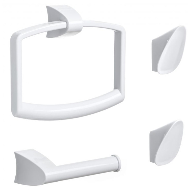 Estuche de 4 piezas smart  blanco  - Suinplas