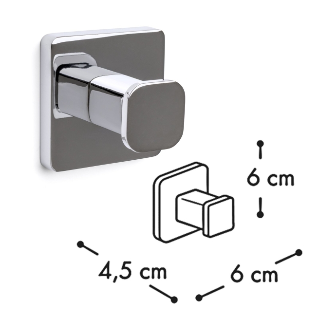 Colgador percha mod kalo cromo - Suinplas