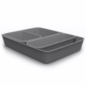 Set de organizacion cajones 4 piezas gris - Suinplas