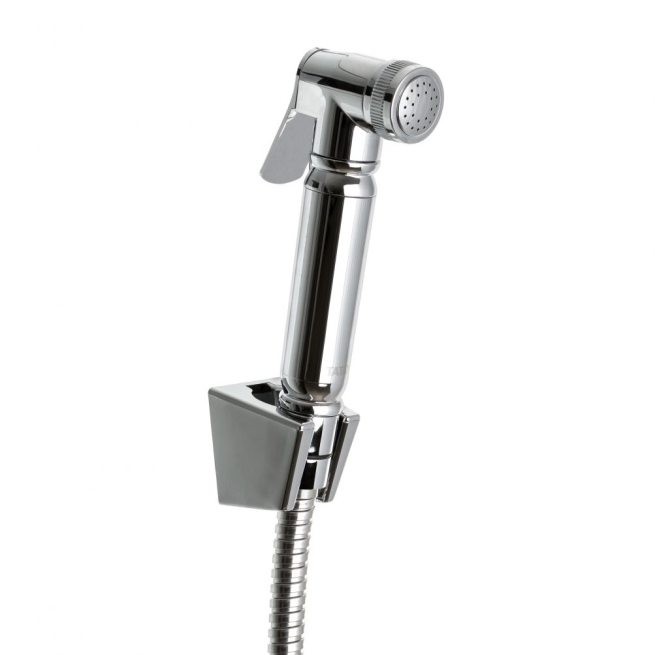 Kit flexo bidet shattafa  cromo - Suinplas