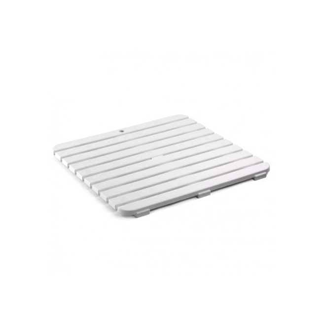 Tarima ducha 55x55  blanca - Suinplas