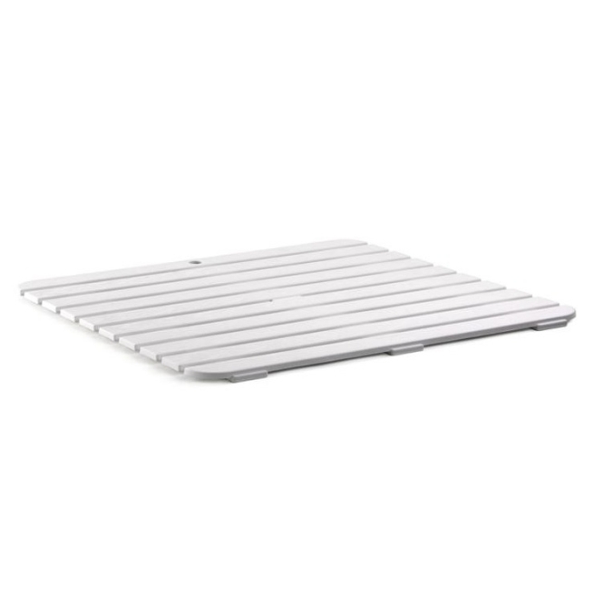 Tarima ducha 80x50 blanca - Suinplas