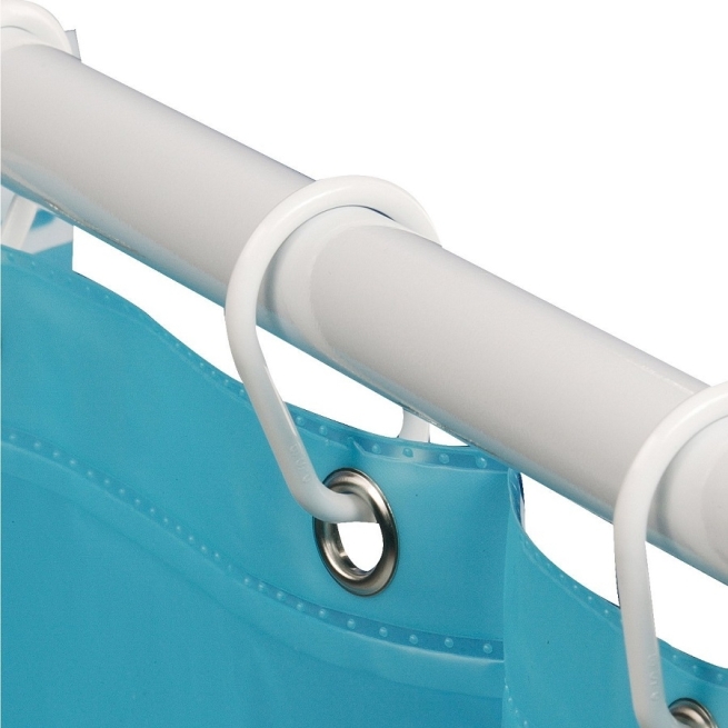 Anillas cortina blanco bl 12ud - Suinplas