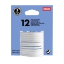 Anillas cortina blanco bl 12ud - Suinplas