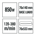 Lijadora de Banda RATIO LR850NM 850W Profesional 