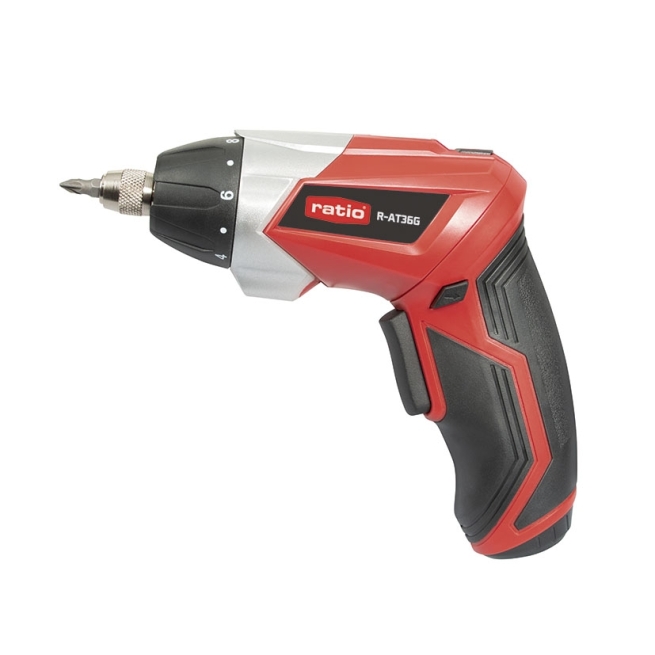 Atornillador eléctrico RATIO 3,6V con accesorios 