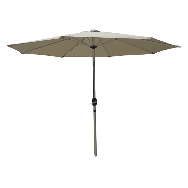 Parasol aluminio ø 270 mm  mastil 38mm crudo - Suinplas