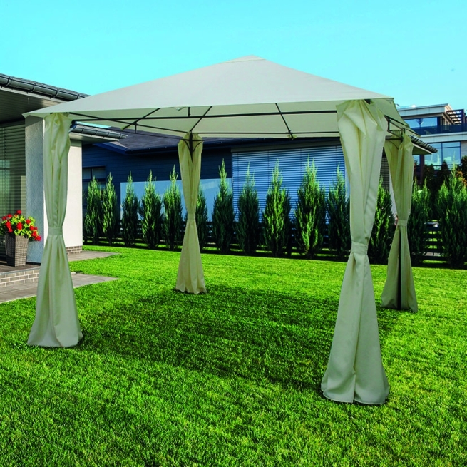 Pergola acero 2,97x2,97xh2,55 m - Suinplas