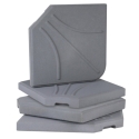 Pie cemento parasol lateral 25kg 1 pieza - Suinplas