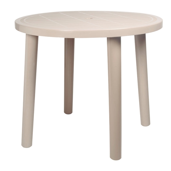 Mesa resina mod. tossa 86 cm arena - Suinplas
