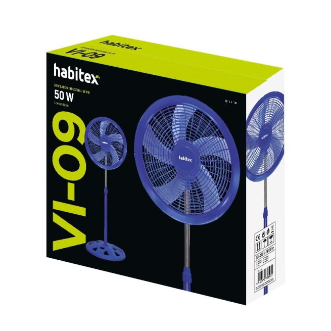 Ventilador de pie habitex vi-09 - Suinplas