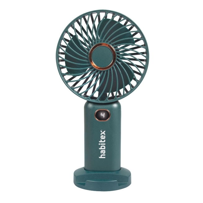 Ventilador de mano usb habitex verde - Suinplas