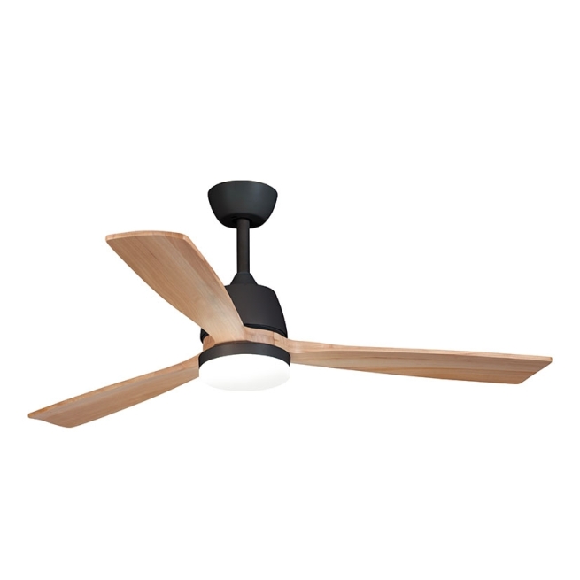 Ventilador techo led negro habitex 53bk - Suinplas