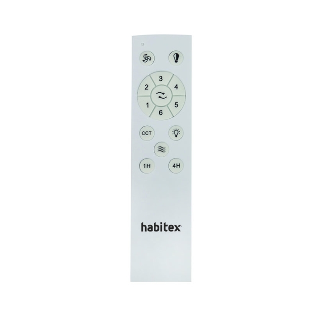 Ventilador techo Habitex VTM50 132 cm LED blanco madera 