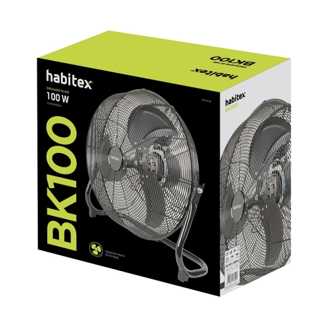 Ventilador circulador aire habitex bk100 oscilante - Suin...