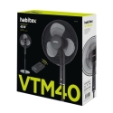 Ventilador de pie vp m40 negro habitex con mando a distan...