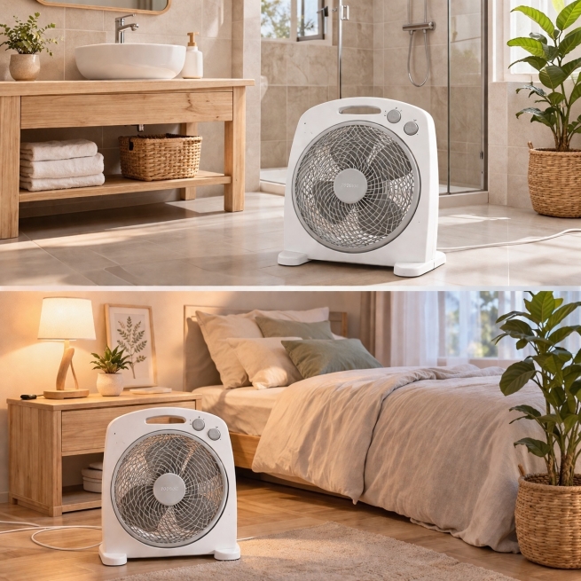 Ventilador de suelo HABITEX VS40+ 45W portátil 