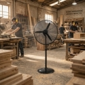 Ventilador industrial pie 75 cm 180W Habitex VIPS-180 