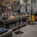Ventilador industrial pie 75 cm 180W Habitex VIPS-180 
