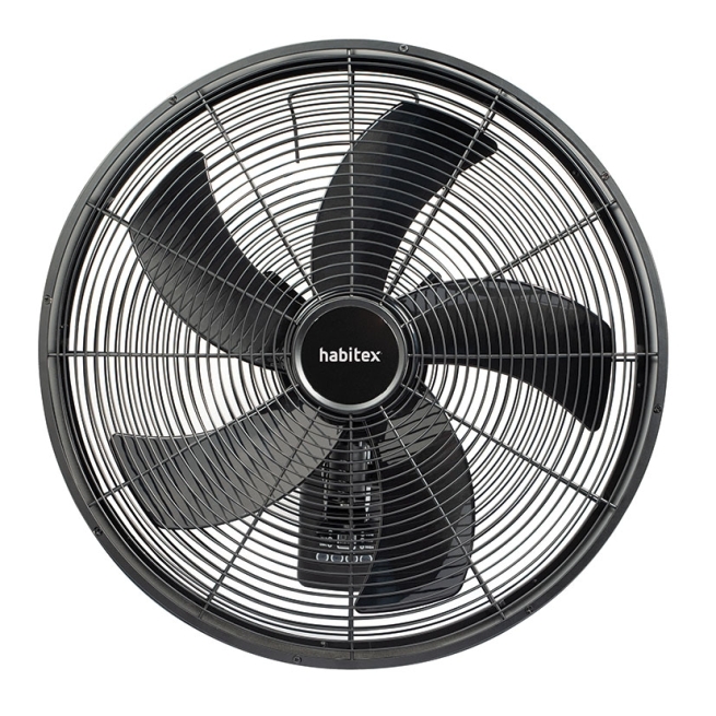 Ventilador pared habitex vtp55m con mando a distancia - S...