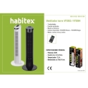 Ventilador de torre habitex vt093 blanco - Suinplas