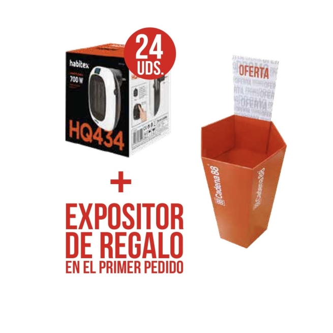 Calefactor de enchufe habitex hq434 - Suinplas