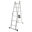 Escalera articulada aluminio 4x3d - mader hardware - Suin...