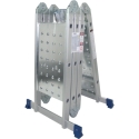 Escalera articulada con plataforma aluminio 4x3d - mader...