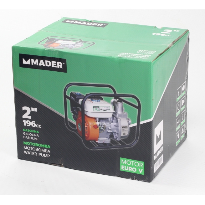 Motobomba 6.5hp 36000l/h - mader garden tools - Suinplas