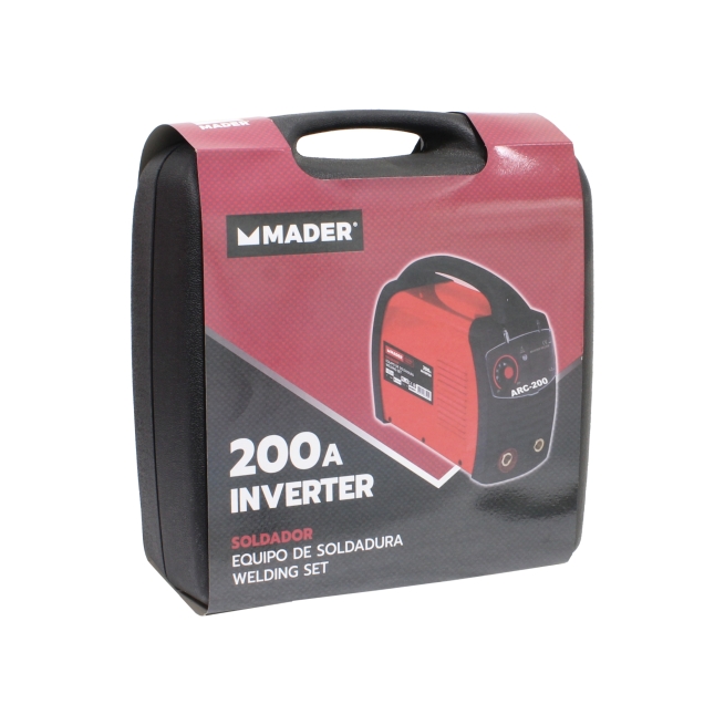 Equipo de soldadura inverter, 200a - mader power tools -...
