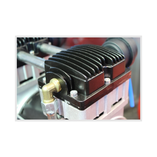 Compresor de aire, monobloco, 100l, 2hp, silencioso - mad...