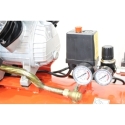 Compresor de aire, monobloco, 100l, 3hp, 2 cilindros - ma...