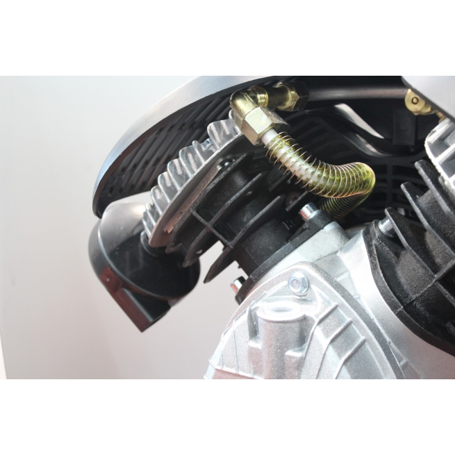 Compresor de aire, monobloco, 100l, 3hp, 2 cilindros - ma...