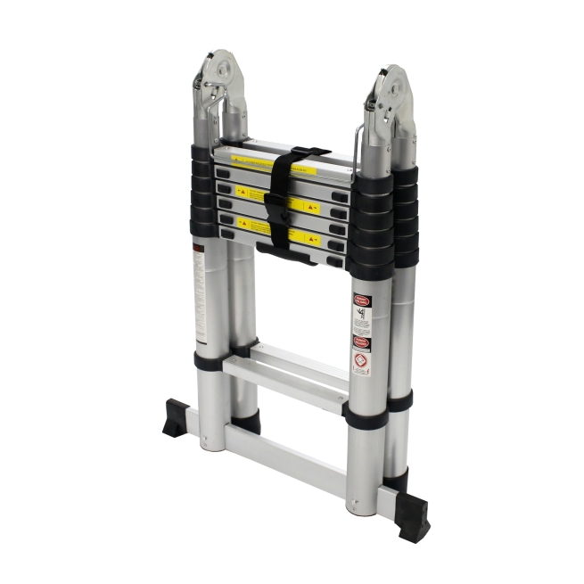Escalera articulada aluminio 7+7p 4.4m - mader hardware -...