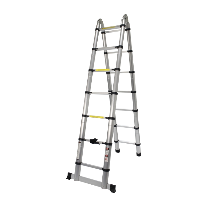 Escalera articulada aluminio 7+7p 4.4m - mader hardware -...