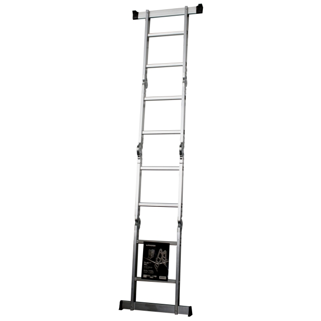 Escalera multiusos articulada aluminio 4x2p - mader hardw...