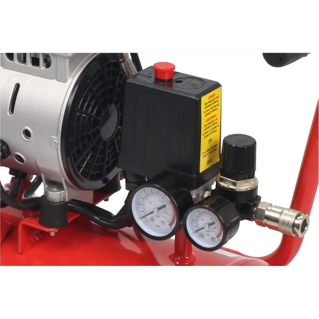 Compresor de aire monobloco 50l 2hp  cabezal doble - made...