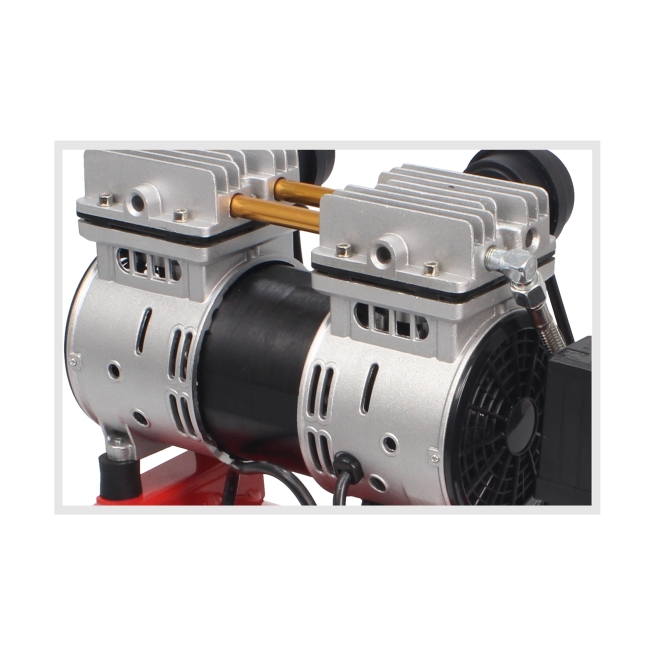Compresor de aire monobloco 50l 2hp  cabezal doble - made...
