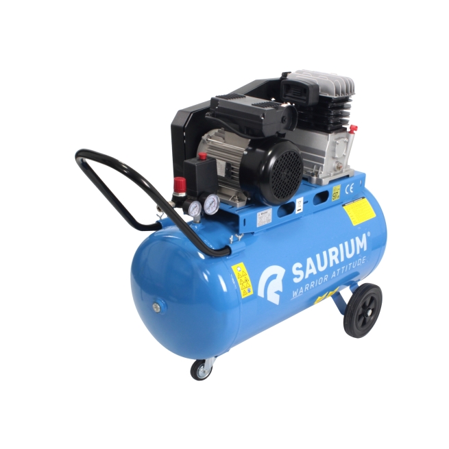 Compresor de aire correa 100l 3hp 10bar - saurium - Suinplas
