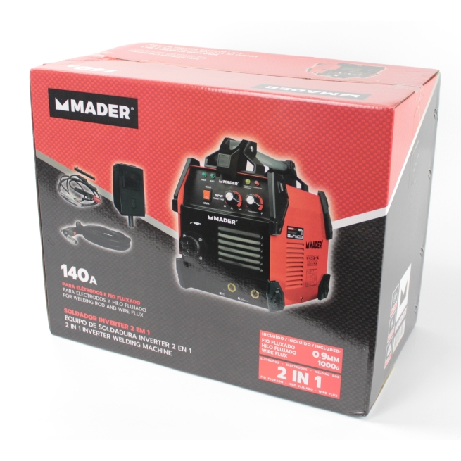 Equipo soldadura inverter 3in1 140a - mader power tools -...