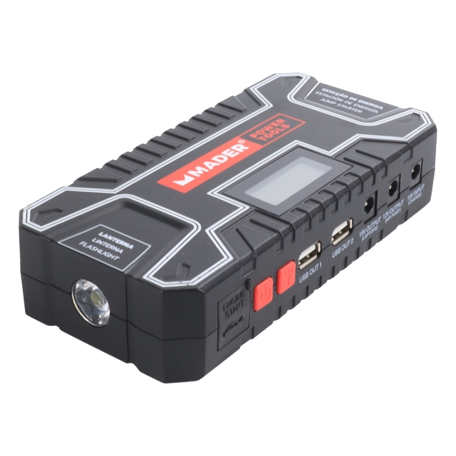 Estacion de energia 12ah power bank + mini compresor - ma...