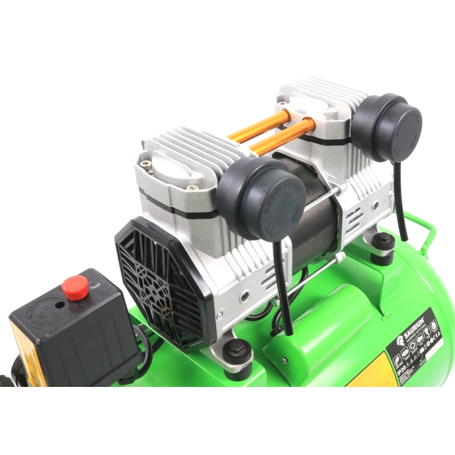 Compresor de aire 50l, 2hp, cabezal doble - saurium - Sui...