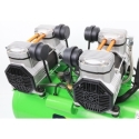 Compresor de aire monobloco, 50l, 4hp, 4 cabezas, 2 motor...