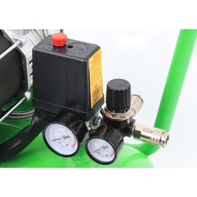 Compresor de aire monobloco, 50l, 4hp, 4 cabezas, 2 motor...