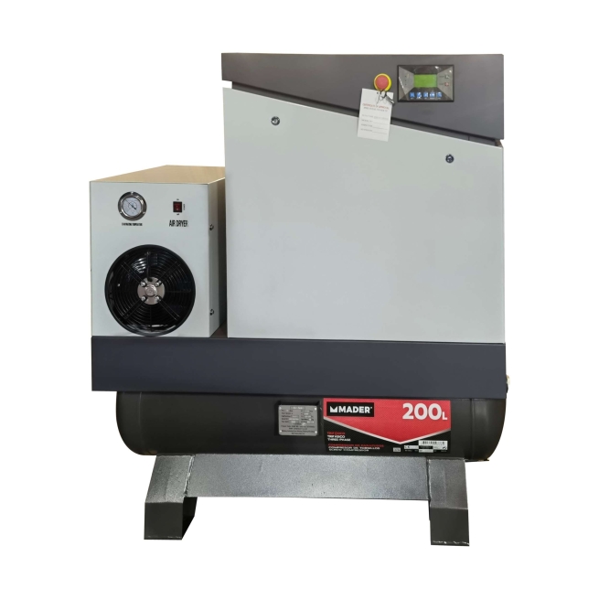 Compresor de aire de tornillo, 200l, 10hp - Suinplas