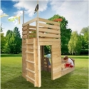Castillo de juego infantil madera  çhacker - Suinplas