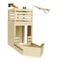 Castillo de juego infantil madera  çhacker - Suinplas