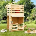 Castillo de juego infantil  madera shopping - Suinplas